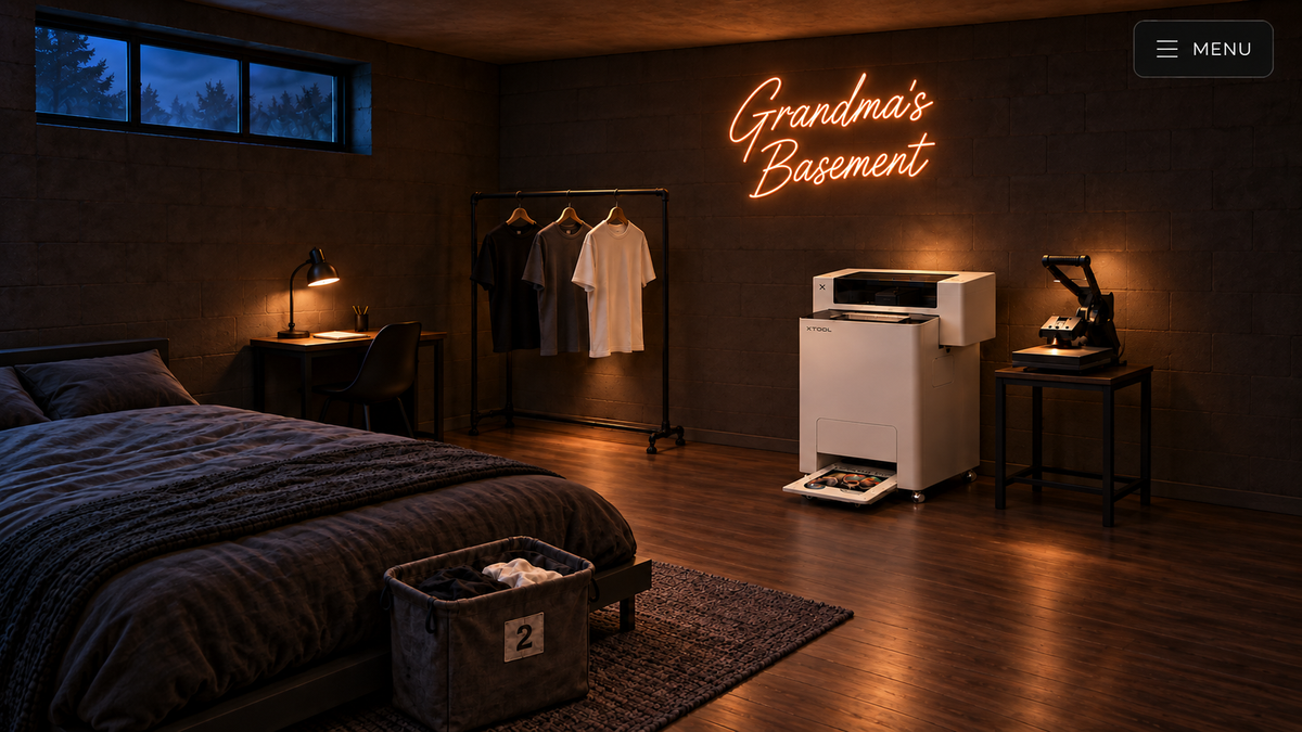 Interactive Grandma's Basement room